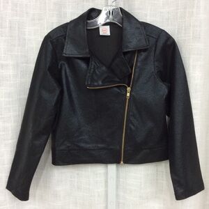 Girls Wonder Nation Satin Look Medium 7-8 Jacket